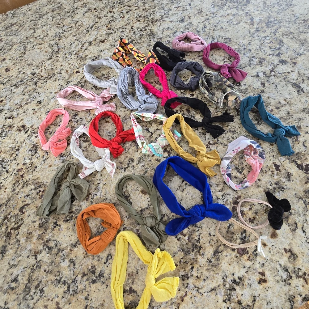 Infant Colorful Hair Accessories Set Of 27 Headbands
